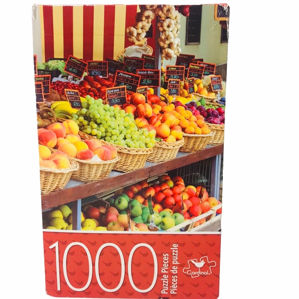 NWOT Italian City Market 1000Pc Puzzle by Cardinal